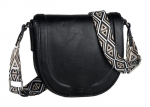 Peties krep&scaron;ys - TOM TAILOR - Nani Saddle Bag - Juodas - 100% poliuretanas - 22x16x6 cm