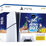 Žaidimų konsolė Pakuotė PS5 Standartinė: Konsolė PlayStation 5 (Slim modelis) + Astro Bot (Kodas)