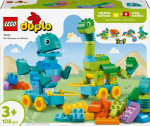 LEGO&reg; DUPLO&reg; Town Dinozaurai ant ratukų &bdquo;trys viename&ldquo; 10451