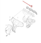 Volvo S60 S80 V60 I&scaron;metimo Vamzdžių Gasketas Originalus 31316041