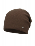 Vivisence Moterų kepurė Beanie, žiema, i&scaron; &scaron;iltų vilnos verpalų, klasikinis rudens, žiemos kepurė, jaukus, puikiai tinka, trys klostės ant nugaros, vidinis pamu&scaron;alas, papildomas komfortas, ruda, vienas dydis, Vienas dydis