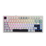 Klaviatūra Aula F75 (Balta) - Leobog Reaper Switches