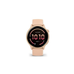 I&scaron;manusis laikrodis Garmin v&iacute;voactive 6 i&scaron;manusis laikrodis, Metalinės rožinės au&scaron;ros rėmas su persikų rožiniu korpusu