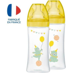 Dodie Biberonas Sensation+ Anti-Kolikos +6m Lokys Rinkinys 2 x 330ml