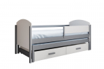 Vaiki&scaron;ka lova ADRK Furniture Olen, 180x80 cm, pilka/balta