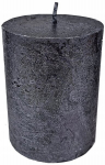 Dekoratyvinė juoda žvakė rustic artman 9cm