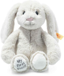 Steiff 242342 mink&scaron;tas mielas draugas mano pirmasis Hoppie triu&scaron;is - 26 cm - mink&scaron;tas žaislas kūdikiams - kreminis, baltas, 151 g, 1 vnt.