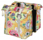 Sakwa podw&oacute;jna na bagażnik BASIL BLOOM FIELD DOUBLE PANNIER BAG 28-35L, Universal Bridge System, honey yellow (NEW)