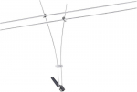 Paulmann Light&easy Comet trumpas pagrindas, vielos sistema, 30cm, Gu5.3, chromas, 12v, aliuminis/stiklas