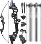 Tongtu lankas ir strėlės medžioklei suaugusiems 30-40 lbs recurve lanko rinkinys pradedantiesiems su 12 vnt. mi&scaron;rių anglies pluo&scaron;to strėlių longbow rinkinys medžioklės treniruotėms lauko sportui