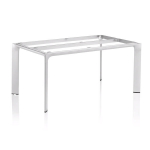 Metalinis lauko stalas Kettler Diamond 160 x 95 cm sidabrinis, prakti&scaron;ko dizaino