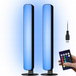 Led rgb bar set lempa 2 vnt nuotolinio valdymo pultas multicolor &scaron;viesos stulpelis