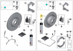 BMW F20 F30 F32 Ventiliuotas Stabdžių Diskas Originalus 34216792227