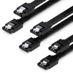 Deleycon Sata 3 Kabelių Rinkinys 3x30cm, 6 Gb/s, L-jungtis