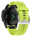 Žalias dirželis Garmin Fenix 7 Pro, plotis 22 mm (tech-band)