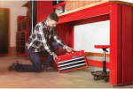 Craftsman Cmst53005rb 3 stalčių ne&scaron;iojama dėžė su veržliarakčių laikikliu