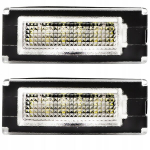 2x Led numerio ap&scaron;vietimo lemputės Lancia Ypsilon Musa