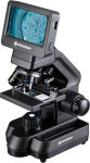 Bresser Biolux Touch 5 Mp Lcd mikroskopas mokyklai ir pomėgiams su mechaniniu kryžminiu staliuku, Hdmi, Usb, Sd jungtimi