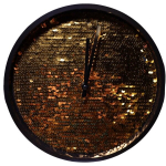 WATCHTIME sieninis laikrodis 25 cm, bronzinis - auksinis