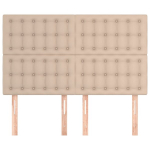 Galvūgaliai, 4vnt., kapučino, 72x5x78/88cm, dirbtinė oda CFE2890829