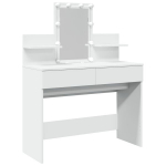 Kosmetinis staliukas，Makiažo stalas su LED, baltos spalvos, 100x40x130cm CFE2442173