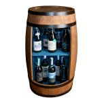Statinės formos spintelė gėrimams Creative Cooper, 2_PW_RGB, 80x50 cm, venge spalva