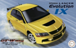 Klijuojamas Modelis Fujimi ID-329 Mitsubishi Lancer Evolution IX GSR with GT Wing 48024 1/24