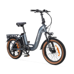 Elektrinis dviratis CYRUSHER Nova 20", pilkos spalvos