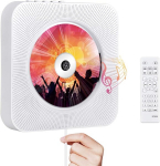 Qoosea CD grotuvas, sieninis, Bluetooth, FM, LCD, HiFi, 1 vnt
