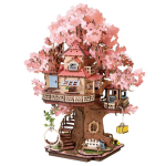 3D medinis konstruktorius Robotime Sakura Tree House TGS04, 535 d.
