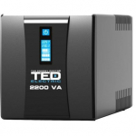 2200VA 1250W UPS Line Interactive &ndash; LCD ekranas &ndash; 3 i&scaron;ėjimai | Akumuliatoriai 4x 12V-7.1Ah