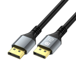 DisplayPort 2.1 kabelis 1.5 m, 16K, 240Hz, auk&scaron;tos spartos perdavimas