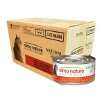 Almo Nature HFC Chicken with Shrimps 70gx24 vi&scaron;tiena ir krevetės konservai katėms