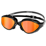 Plaukimo akiniai Buddyswim OzeanX Black/Orange Mirror