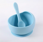 Silikoninis dubuo su &scaron;auk&scaron;teliu vaikams, mėlynas
