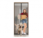 Esmayulo magnetinis tinklelis nuo uodų durims 85&times;220 cm, juodas