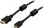 Kabelis Deltaco HDMI-1016 HDMI-HDMI MINI, 1m