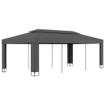 Pavėsinė 3x6 m, juoda