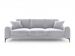 Keturvietė sofa Mazzini Sofas Madara, &scaron;viesiai pilka