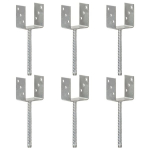 Tvoros stulpai, 6 vnt., 9x6x30 cm