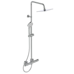 Ideal Standard Ceratherm T100 termostatinė du&scaron;o sistema su Ceratherm T100 mai&scaron;ytuvu ir Idealrain Evo rankine du&scaron;o galva, A7240AA