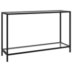 Konsolinis staliukas, 120x35x75cm, grūdintas stiklas,