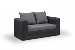 Sofa Bellezza Beta, juoda/pilka