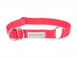 Amiplay pusiau smaugiamas antkaklis Samba, L, Red