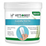 Vet&lsquo;s Best clean teeth dantų valymo tamponėliai, 50 vnt