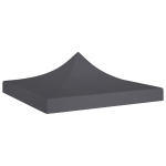 Proginės palapinės stogas, pilkos spalvos, 2x2m, 270 g/m&sup2;