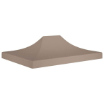 Proginės palapinės stogas, taupe spalvos, 4x3m, 270 g/m&sup2;