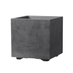 Gėlių vazonas "Antracitas" su vandens rezervuaru ir ratukais, 49 cm