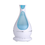 MiniMu ultragarsinis oro drėkintuvas su aroma, &scaron;viečiantis 7 spalvomis, 400 ml talpos indas vandeniui, Baltas