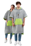 Pončas Coverhood Wakeboard Poncho, pilkas